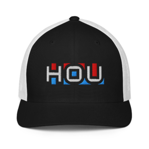 Classic HOU FlexFit Mesh Cap - Premium Embroidered