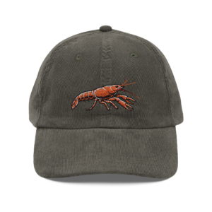 LIVE Crawfish Vintage Corduroy Cap - Premium Embroidery