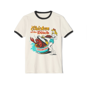 Chicken of the Ditch Crawfish - Classic Ringer T-Shirt