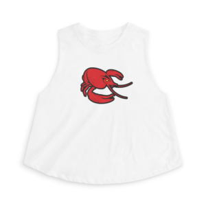 Iconic Crawfish Sleeveless Crop Top