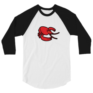 Crawfish Season 3/4 sleeve raglan shirt
